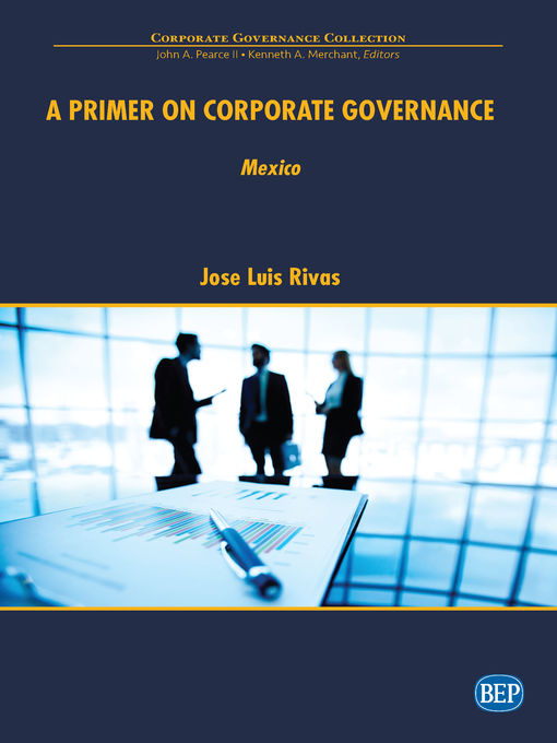 Title details for A Primer on Corporate Governance by Jose Luis Rivas - Available